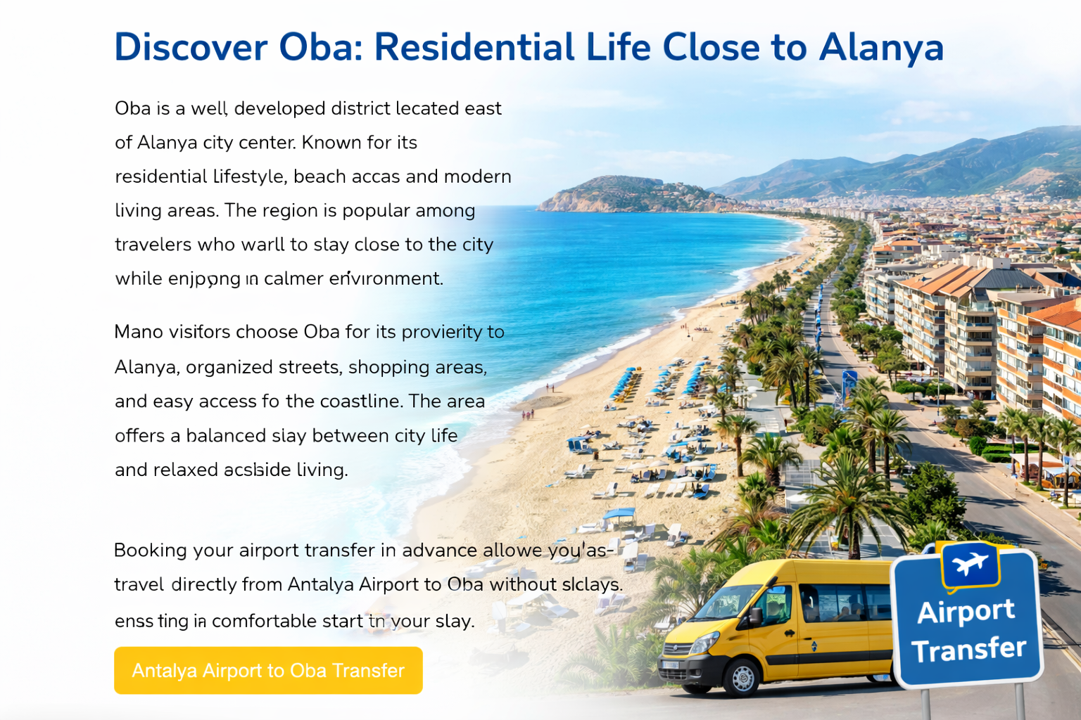 Discover Oba | Residential Life Close to Alanya
